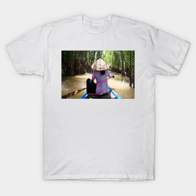 Mekong Paddle T-Shirt by JohnDalkin